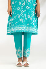 3PC Lawn Printed Suit With Embroidered IUSTKSD-2177