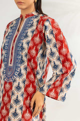 3PC Lawn Printed Suit With Embroidered IUSTKSD-2194