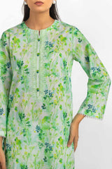 3PC Lawn Printed Suit With Embroidered