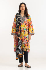 3PC Lawn Printed Suit With Embroidered IUSTKSD-2305