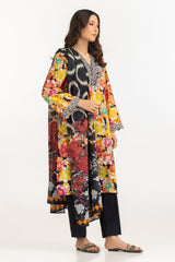 3PC Lawn Printed Suit With Embroidered IUSTKSD-2305