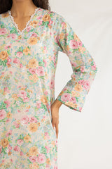 3PC Lawn Printed Suit With Embroidered IUSTKSD-2312