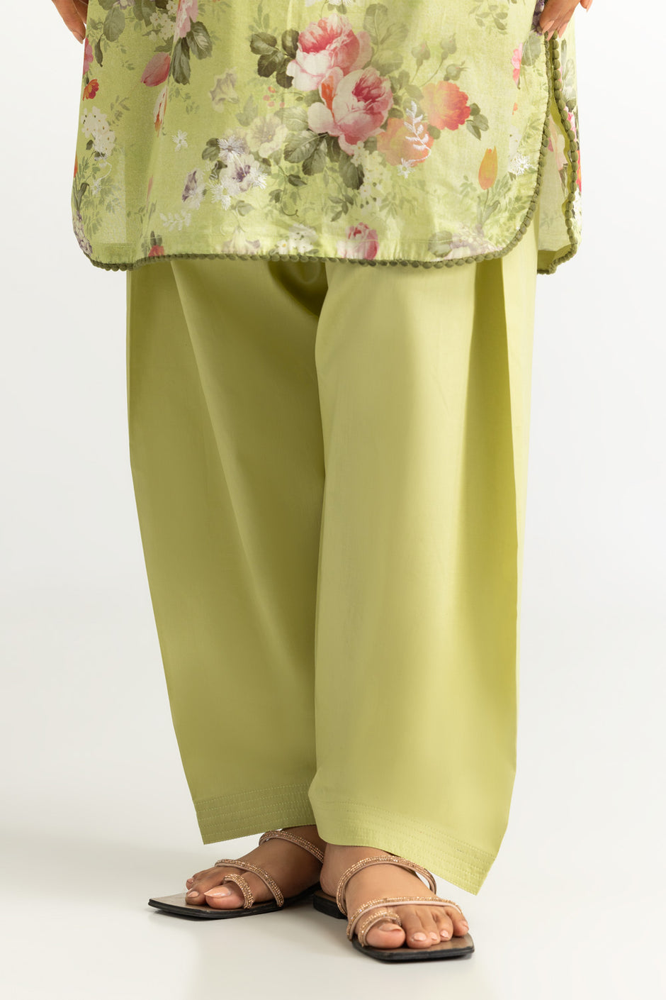 3PC Lawn Printed Suit With Embroidered