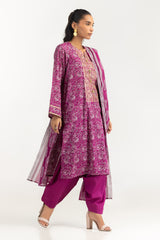 3PC Lawn Printed Suit With Gota Embroidered IUSTKSD-2269