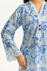 3PC Lawn Printed Suit With Schiffli Embroiderd IUSTKSD-2029