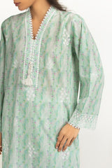 3PC Lawn Printed Suit with Embroidered IUSTKSD-2037