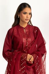 3PC Lawn Schiffli Embroidered Suit IUSTKSD-1082