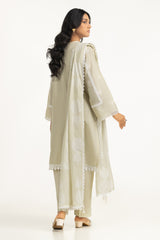 3PC Lawn Schiffli Embroidered Suit IUSTKSD-2016