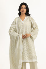 3PC Lawn Schiffli Embroidered Suit IUSTKSD-2016