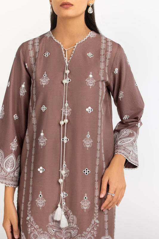 3PC Lawn Sequins Embroiderd Suit IUSTKSD-2137