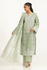 3PC Lawn Sequins Embroidered Suit IUSTKSD-2130