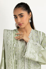 3PC Lawn Sequins Embroidered Suit IUSTKSD-2130