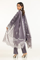 3PC Lawn Sequins Embroidered Suit IUSTKSD-2131