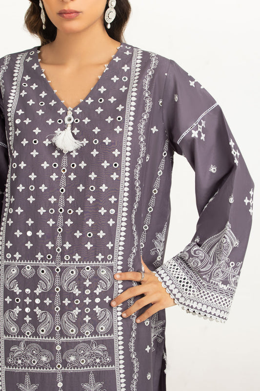 3PC Lawn Sequins Embroidered Suit IUSTKSD-2131