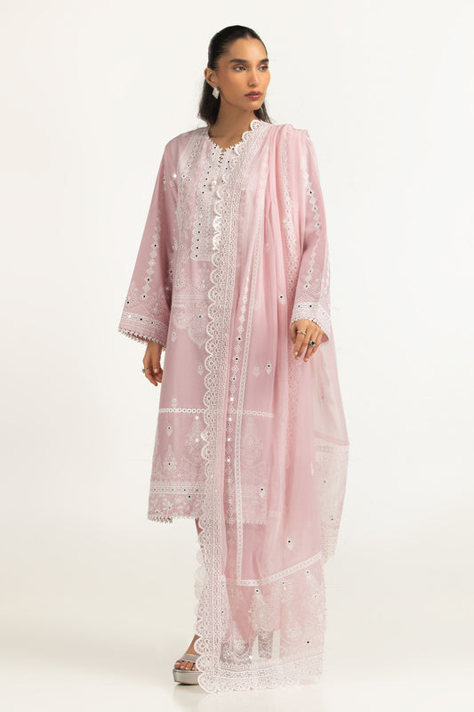 3PC Lawn Sequins Embroidered Suit IUSTKSD-2138