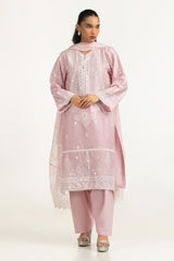 3PC Lawn Sequins Embroidered Suit IUSTKSD-2138