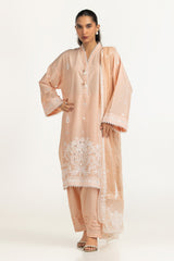 3PC Lawn Sequins Embroidered Suit IUSTKSD-2140