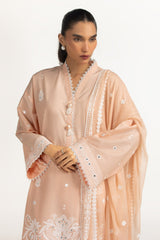 3PC Lawn Sequins Embroidered Suit IUSTKSD-2140