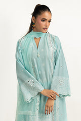 3PC Lawn Sequins Embroidered Suit IUSTKSD-2155