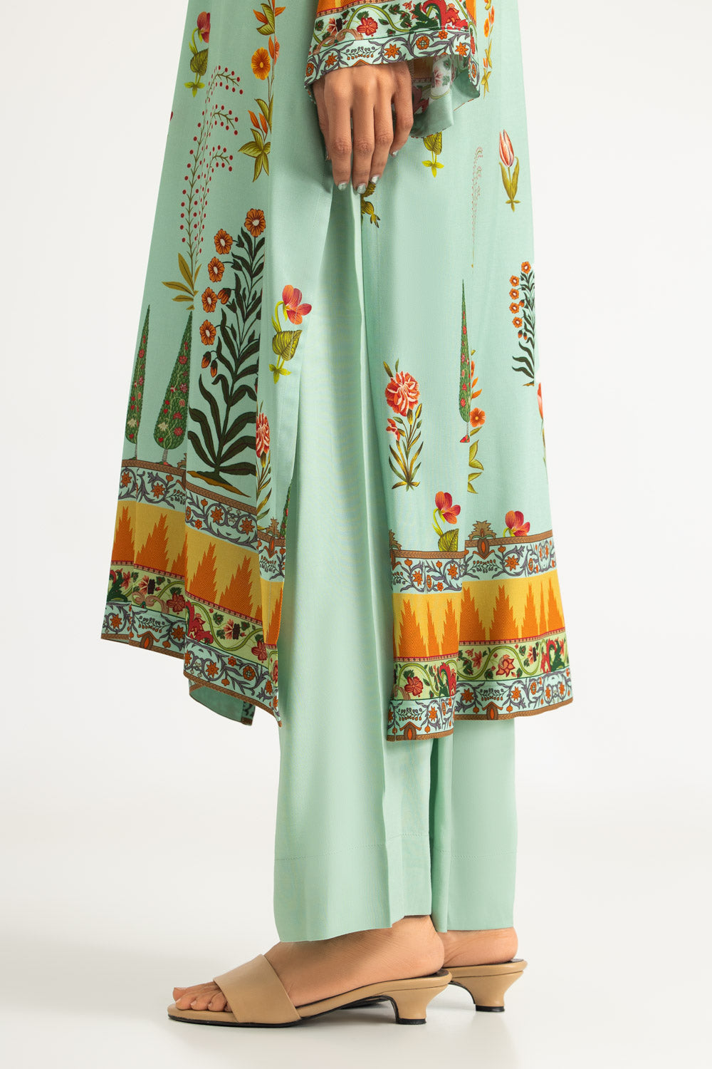 3PC Linen Printed Suit