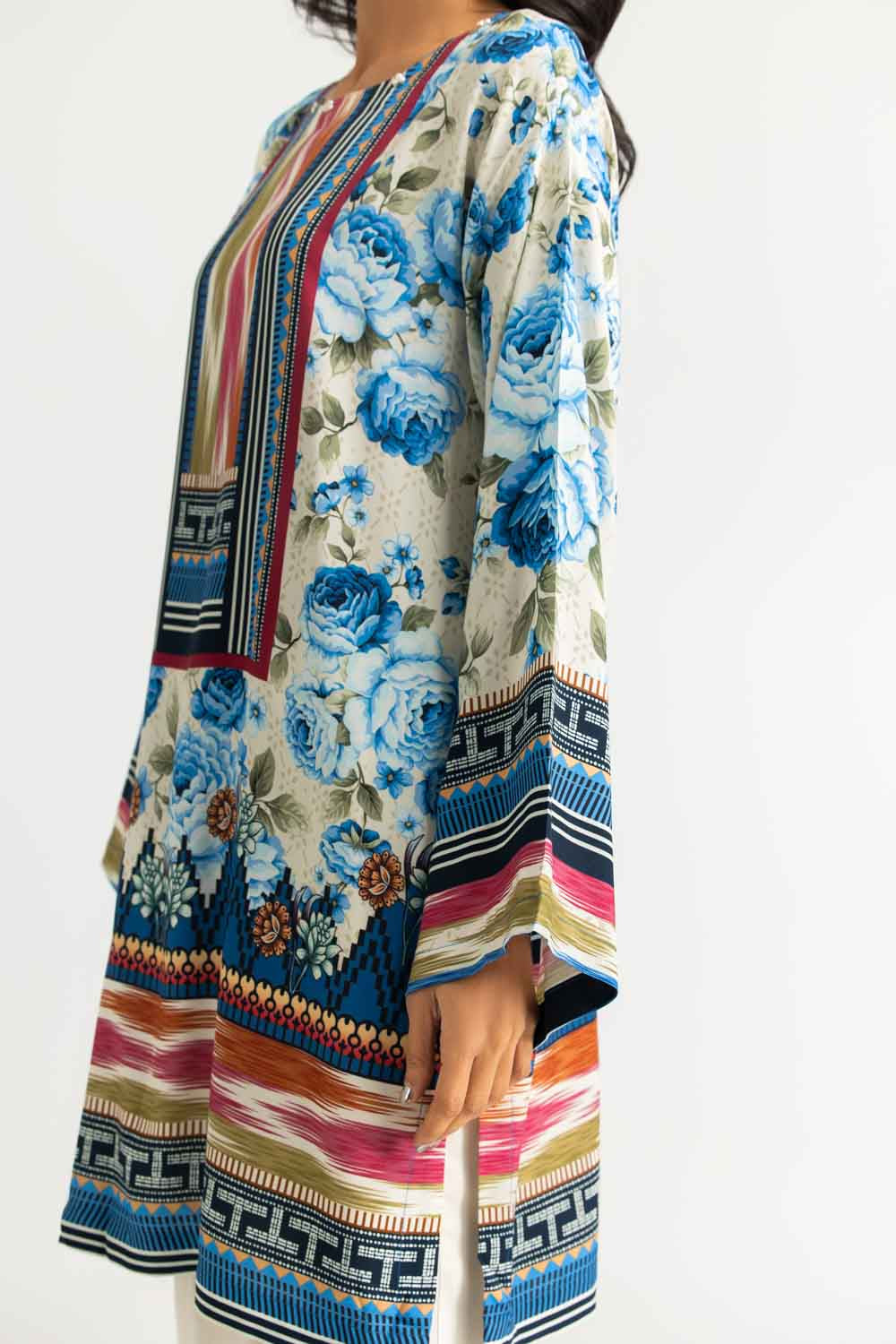 3PC Linen Printed Suit