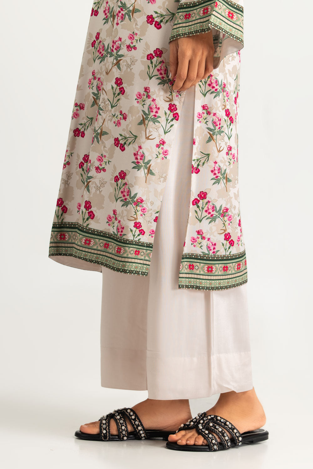 3PC Linen Printed Suit