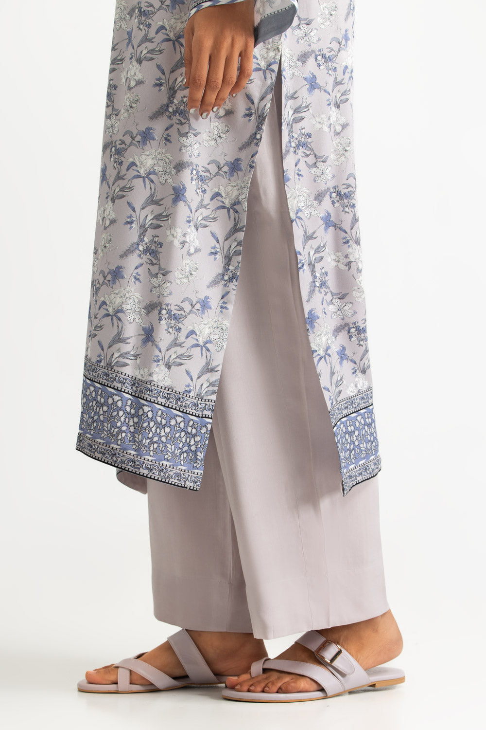 3PC Linen Printed Suit