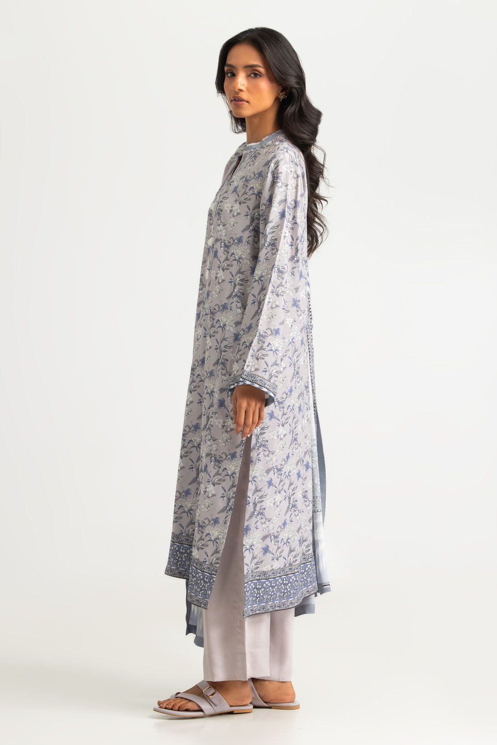 3PC Linen Printed Suit