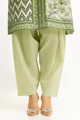 3PC Lurex Jacquard Printed Suit IUSTKSD-1356