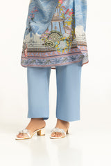 3PC Lurex Jacquard Printed Suit IUSTKSD-1368