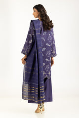 3PC Lurex Jacquard Printed suit IUSTKSD-1350