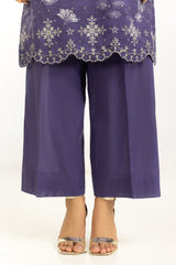 3PC Lurex Jacquard Printed suit IUSTKSD-1350