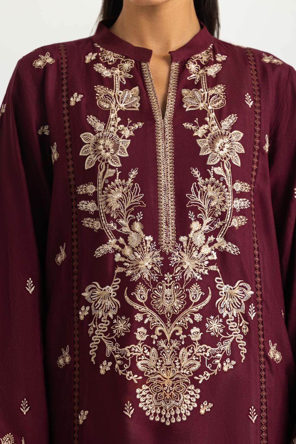 3PC Pashmina Embroidered Suit