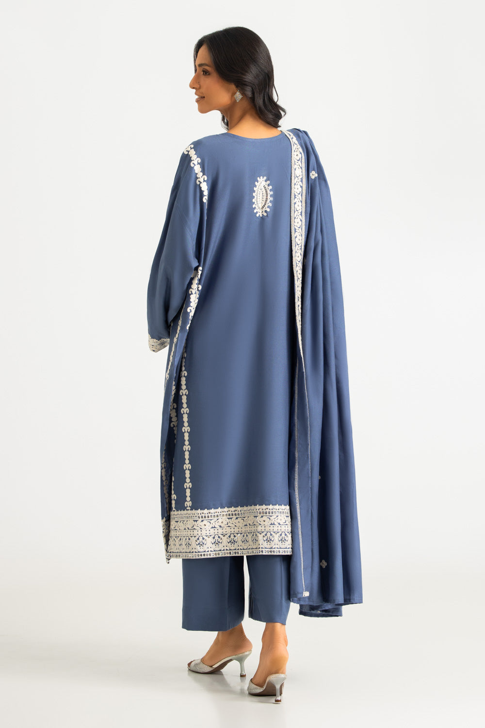 3PC Pashmina Embroidered Suit