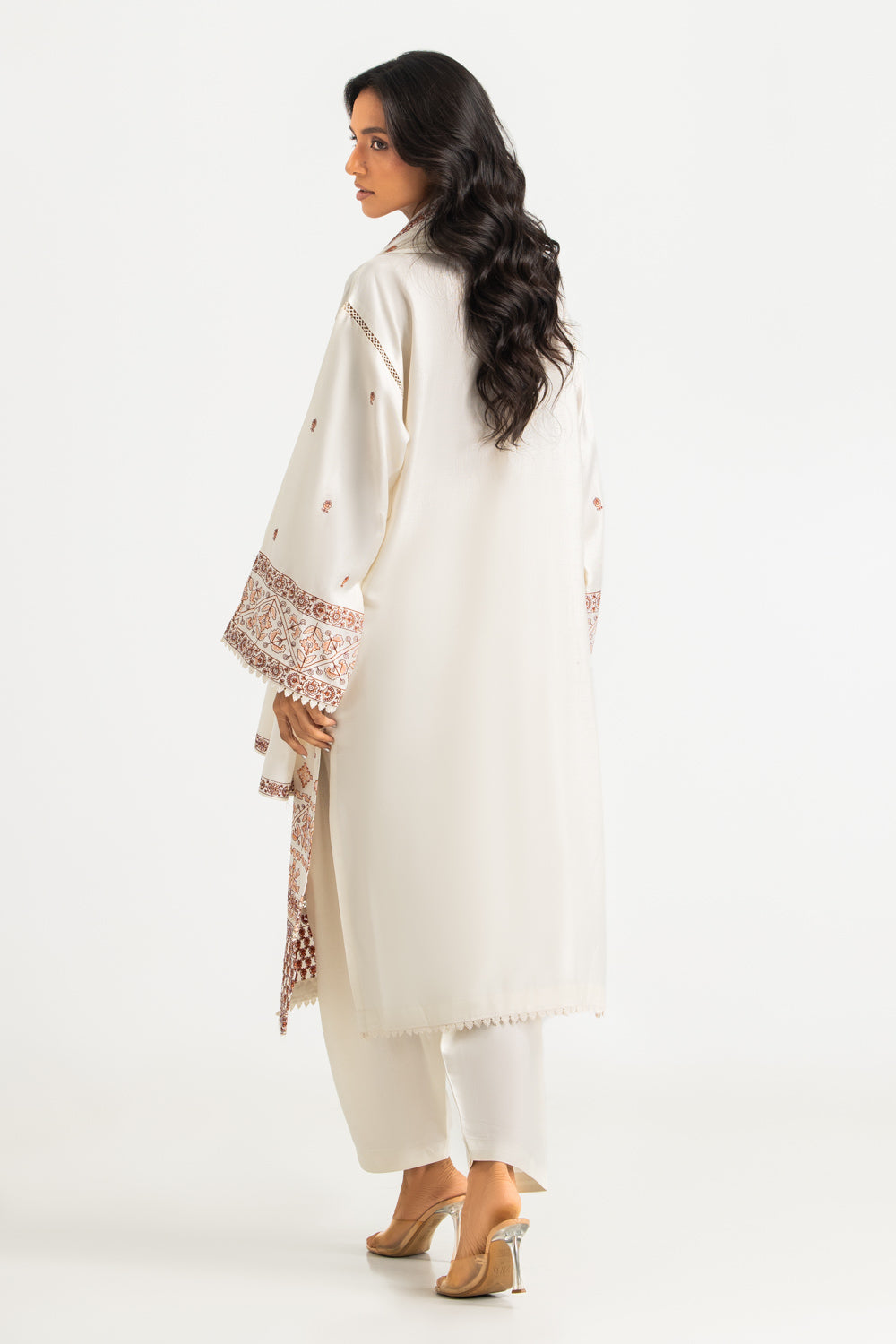 3PC Pashmina Embroidered Suit