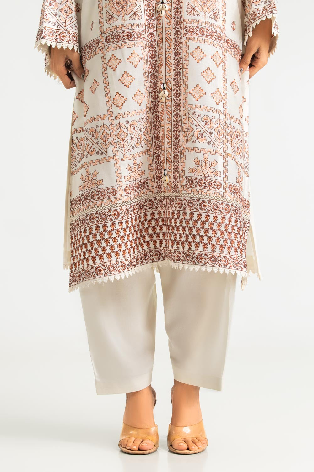 3PC Pashmina Embroidered Suit