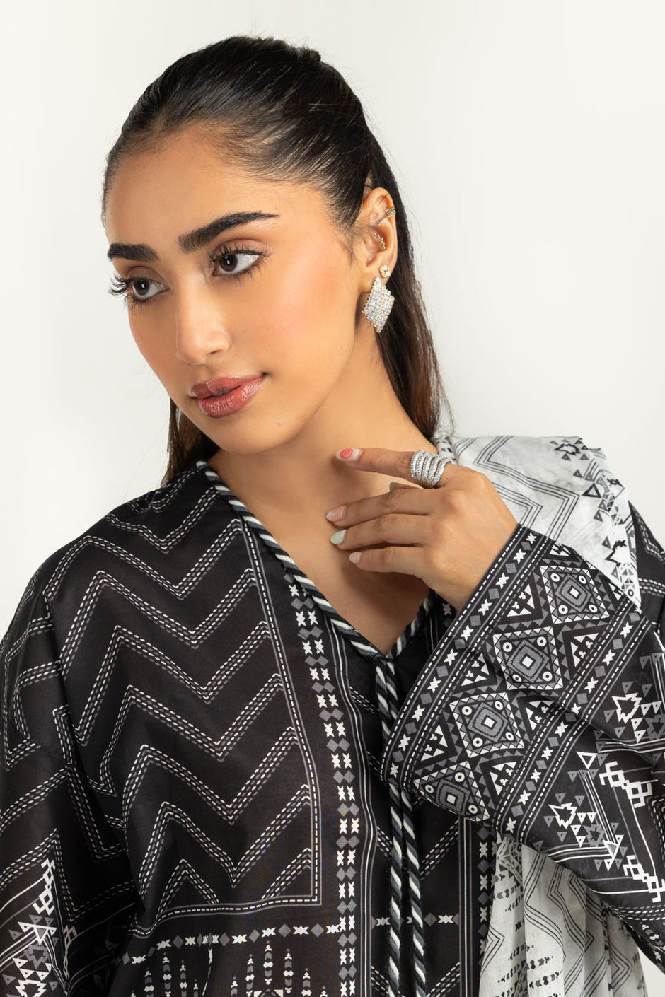 3PC Printed Lawn Suit