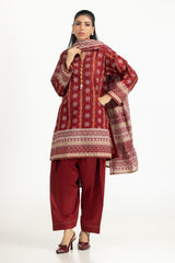 3PC Printed Lawn Suit IUSTKSD-2032