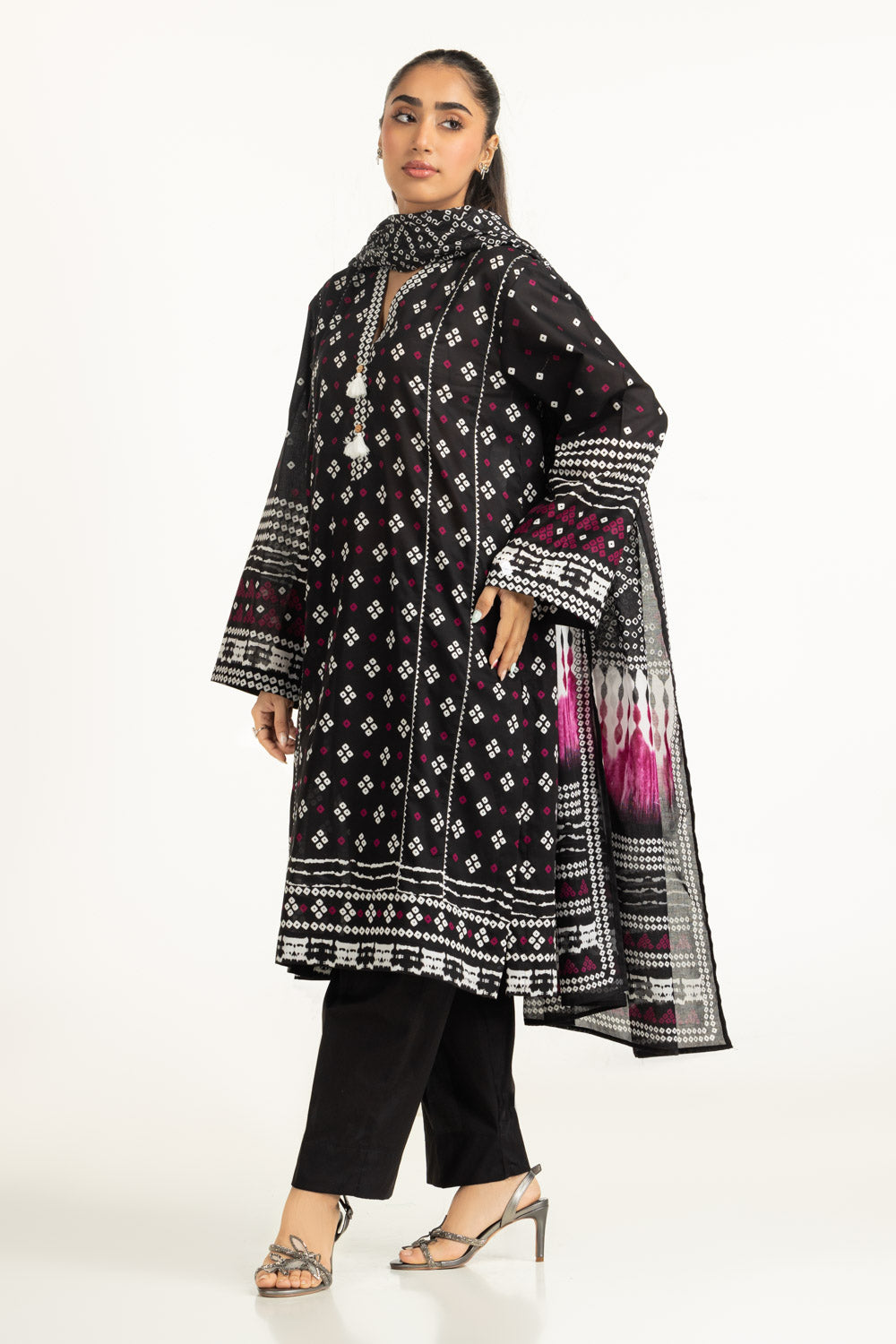 3PC Printed Lawn Suit