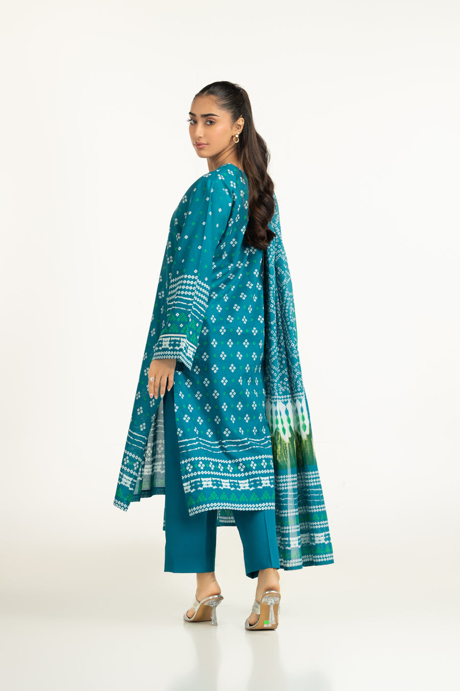 3PC Printed Lawn Suit