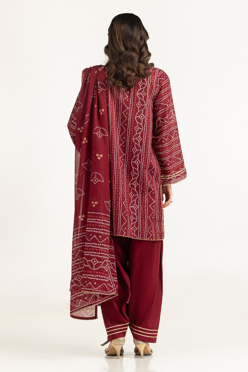 3PC Printed Lawn Suit