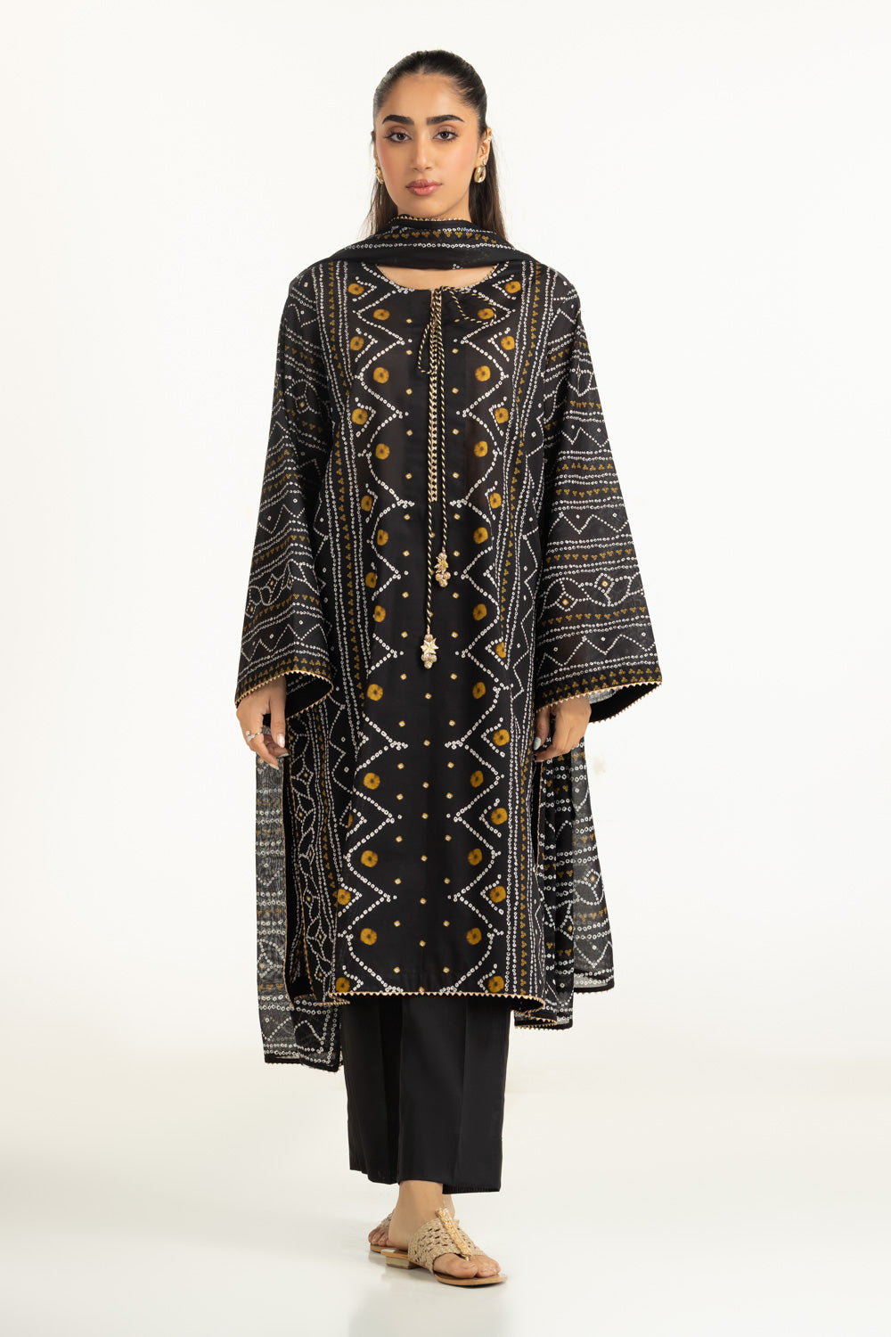 3PC Printed Lawn Suit IUSTKSD-2142