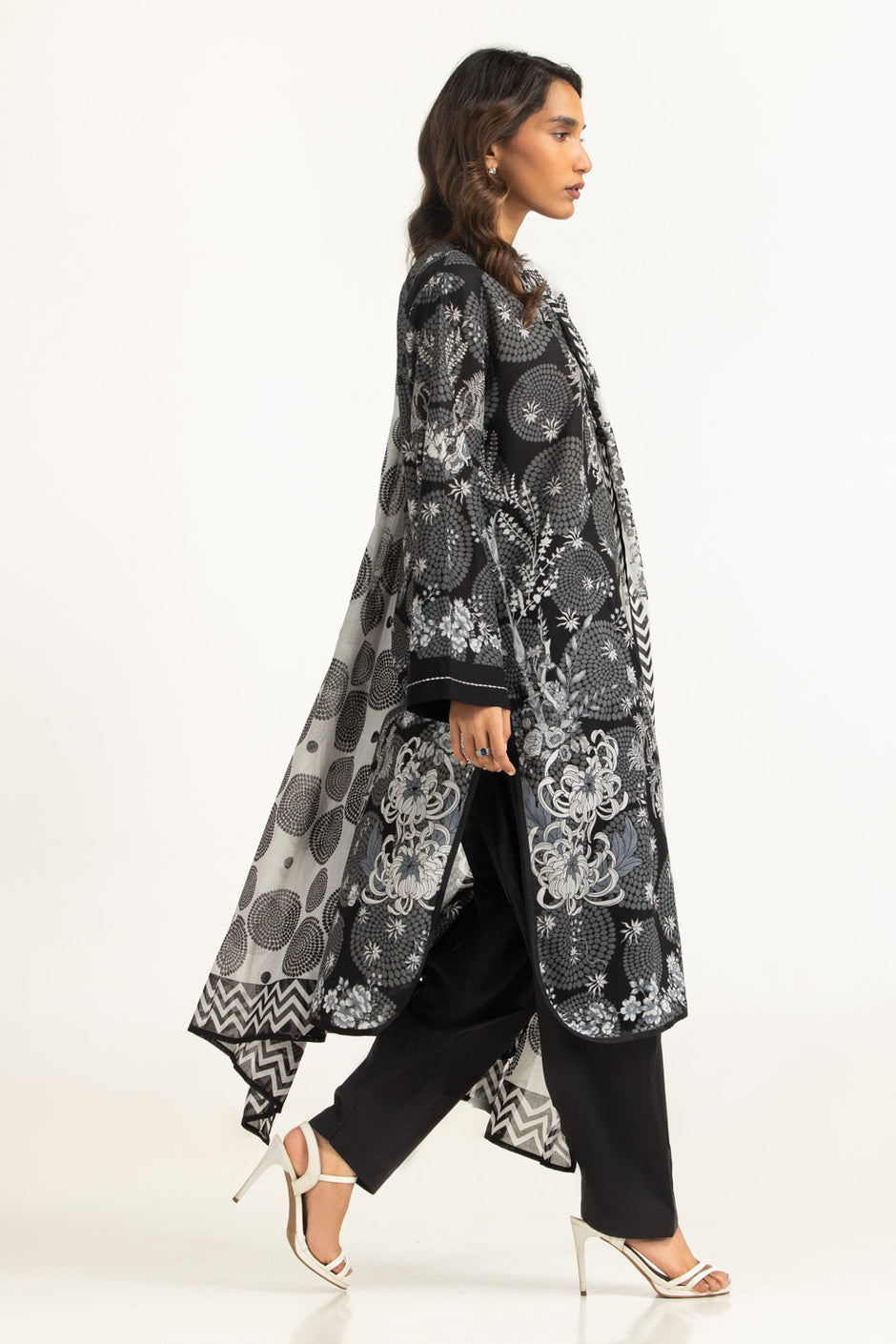 3PC Printed Lawn Suit