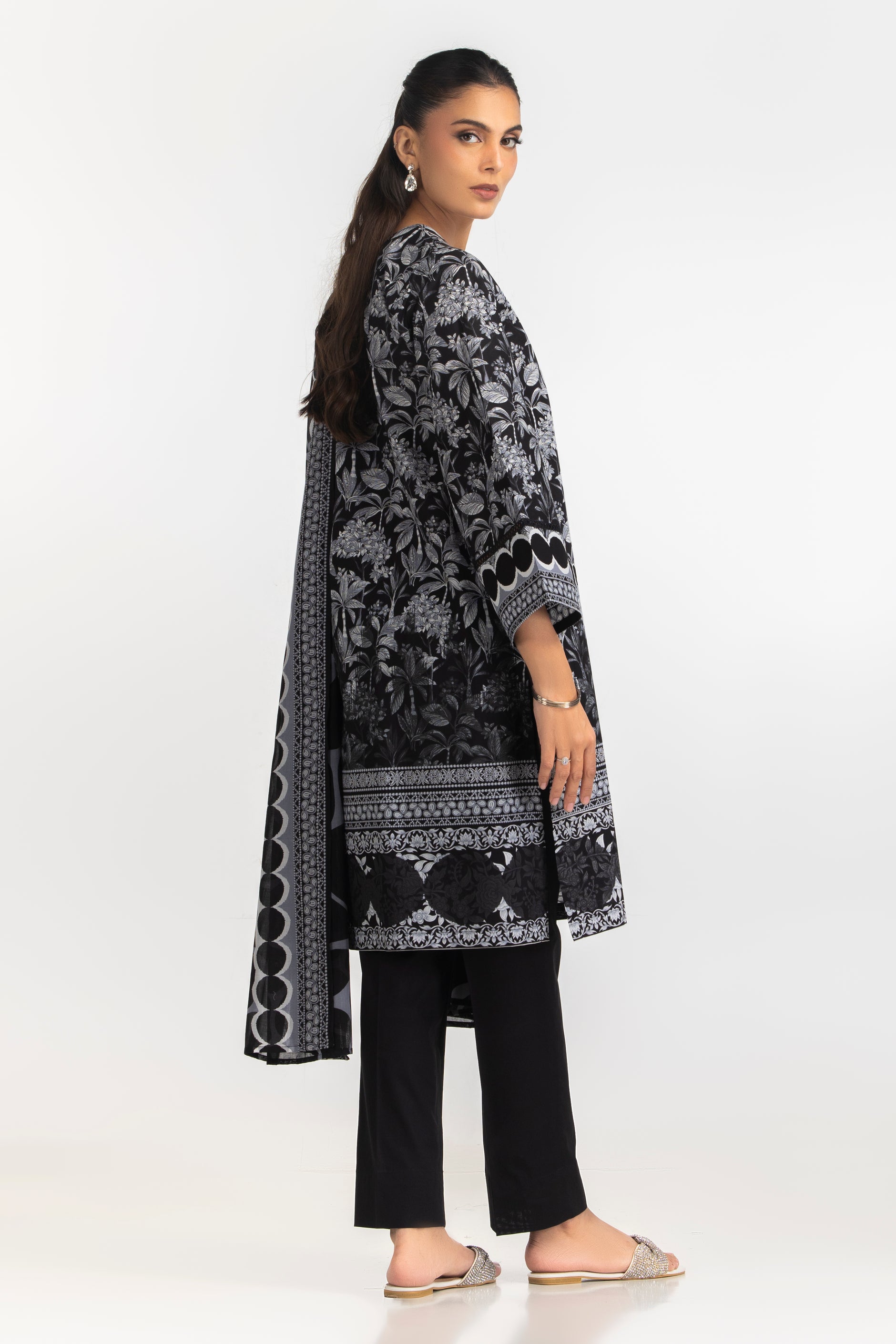 3PC Printed Lawn Suit