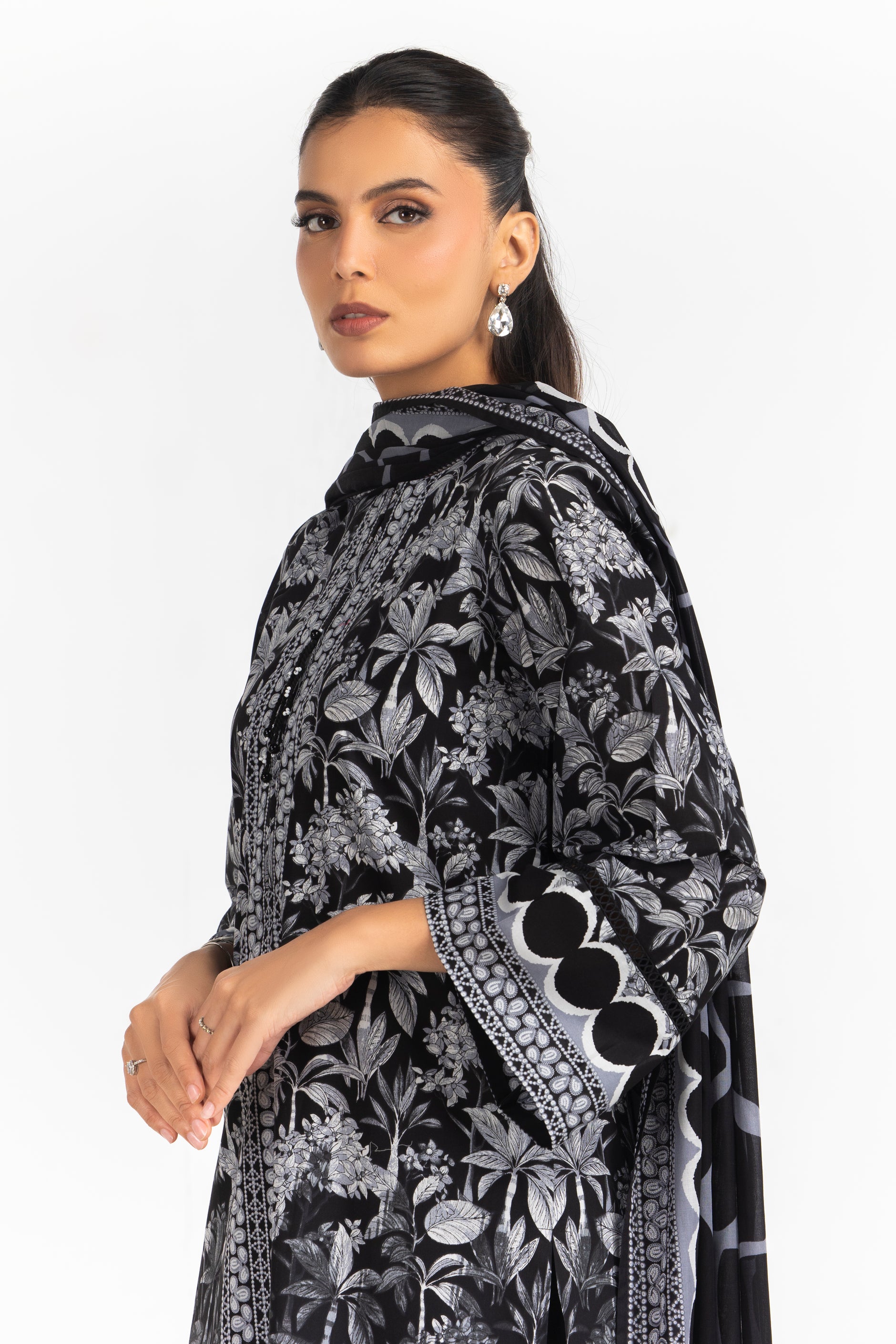 3PC Printed Lawn Suit
