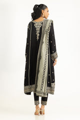 3PC Rawsilk Embroidered Suit IPSTD-45039