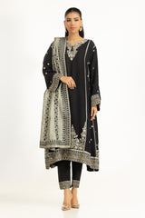 3PC Rawsilk Embroidered Suit IPSTD-45039