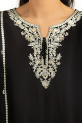 3PC Rawsilk Embroidered Suit IPSTD-45039