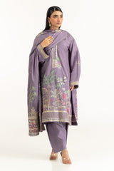 3PC Rawsilk Embroidered Suit IUSTKSD-1065
