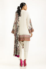 3PC Rawsilk Embroidered Suit IUSTKSD-1074